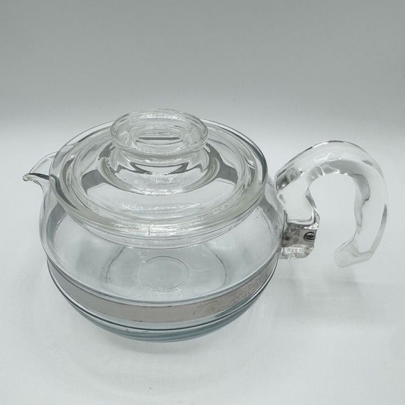 Vintage Pyrex Flameware Clear Glass Teapot 8336 - Picture 2 of 11